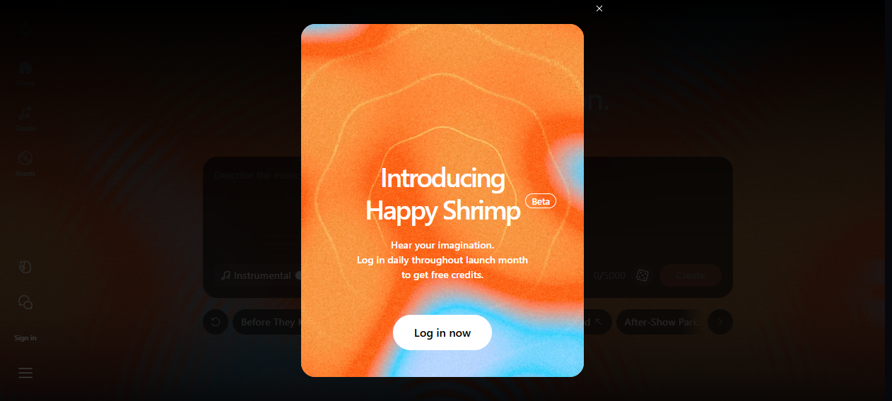 Happy Shrimp官网首页截图