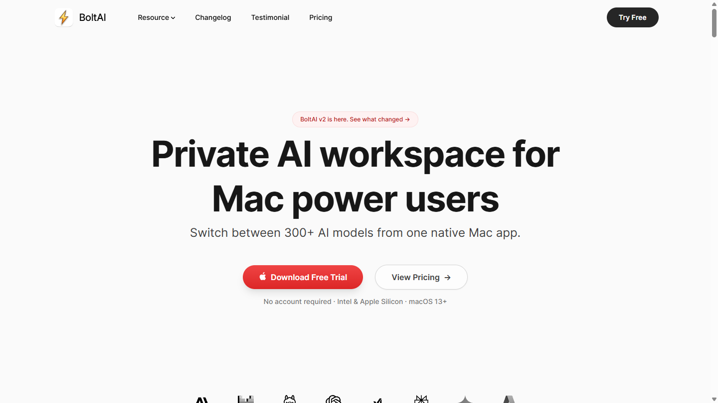 BoltAI官网 – Mac用户的AI多模型客户端效率工具｜BoltAI官方入口