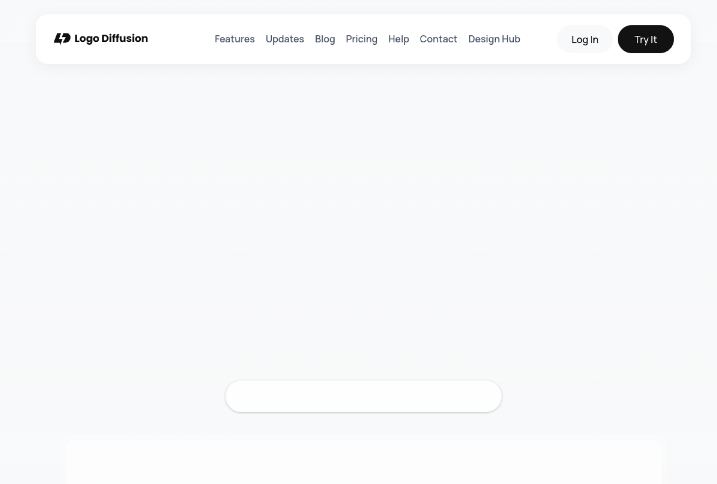 Logo Diffusion官网首页界面截图