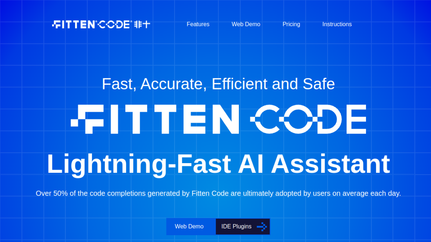 Fitten Code官网首页界面截图